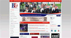 Desktop Screenshot of britishdressage.co.uk